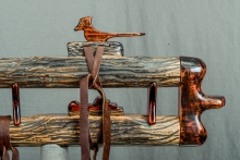 American Hardwood Native American Flute, Minor, Mid G-4, #N28Da (11)
